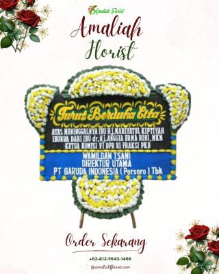 Papan Bunga Duka di Tegal S Mandala I
