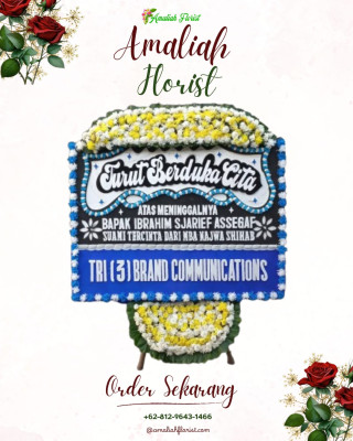 Papan Bunga Duka di Tegal S Mandala I